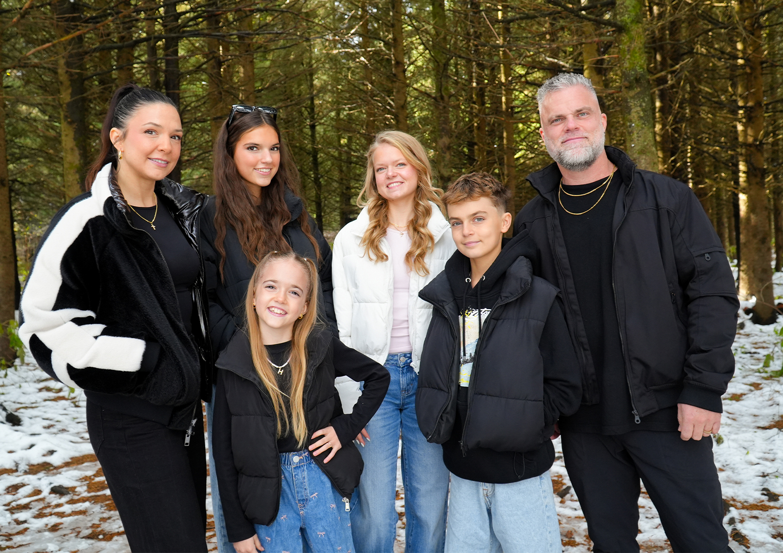 Shawn and Michelle Gabie with their family